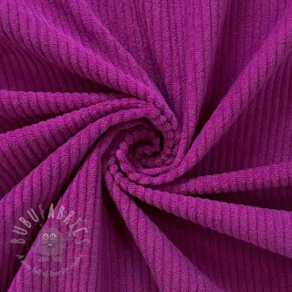 Ribfluweel 6W COTTON TOUCH fuchsia
