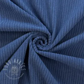 Ribfluweel 6W COTTON TOUCH blue