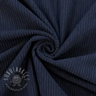 Ribfluweel 6W COTTON TOUCH navy