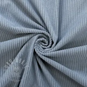 Ribfluweel 6W COTTON TOUCH light blue