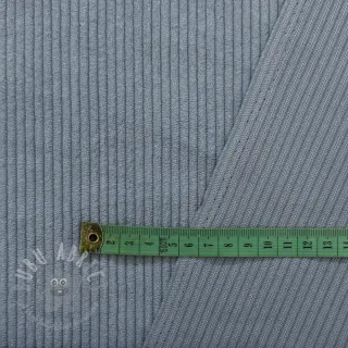 Ribfluweel 6W COTTON TOUCH light blue