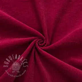 Ribfluweel 6W WASHED STRETCH dark red
