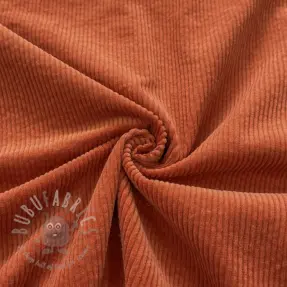 Ribfluweel 6W WASHED STRETCH brick