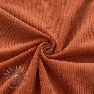 Ribfluweel 6W WASHED STRETCH brick