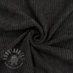 Ribfluweel 6W COTTON TOUCH black