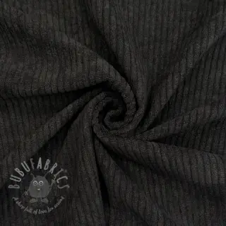 Ribfluweel 6W COTTON TOUCH black