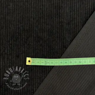 Ribfluweel 6W COTTON TOUCH black