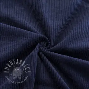 Ribfluweel 6W WASHED STRETCH navy