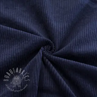 Ribfluweel 6W WASHED STRETCH navy