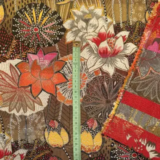 Decoratiestof jacquard Opium allover or