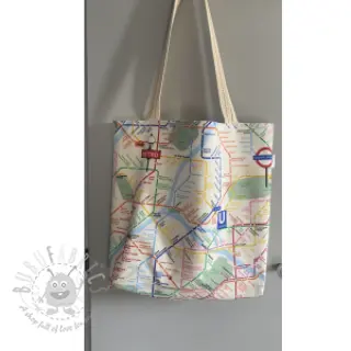 Decoratiestof premium Subway underground
