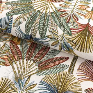 Decoratiestof jacquard Mayorque blanc
