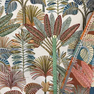 Decoratiestof jacquard Mayorque blanc