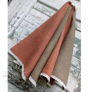 Katoen met wafelbinding spice