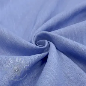 Voorgewassen linnen lavender blue