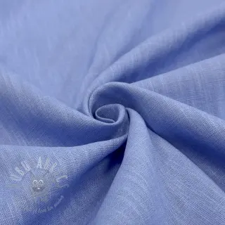 Voorgewassen linnen lavender blue
