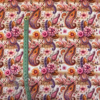 Tricot Paisley woody design A digital print
