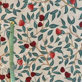 Decoratiestof Linenlook Strawberry Cherry