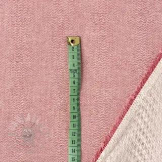 Decoratiestof DOBBY Zigzag blush