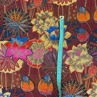 Dekoračná látka jacquard Opium allover rouge