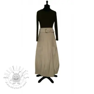 Ribfluweel 6W WASHED STRETCH sand