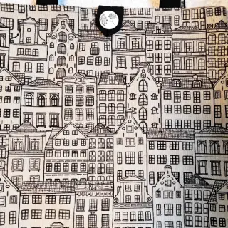 Decoratiestof Linenlook Townhouse Fine Line