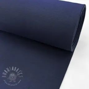 Gladde boordstof PREMIUM navy blue