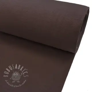 Gladde boordstof PREMIUM dark mocha
