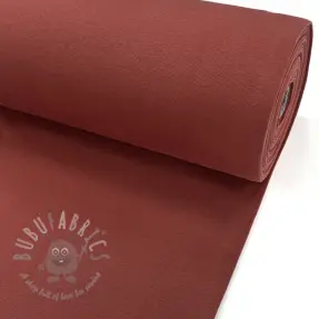 Gladde boordstof PREMIUM dark rust