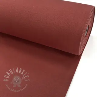 Gladde boordstof PREMIUM dark rust