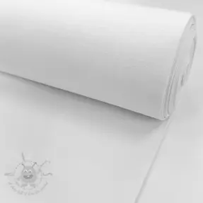 Gladde boordstof PREMIUM white