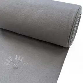 Gladde boordstof PREMIUM middle grey