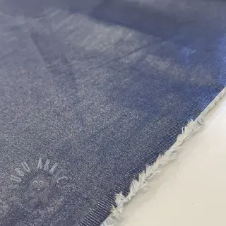 Katoenen stof JEANS FOIL SILVER
