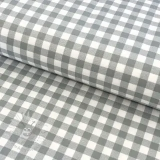 Katoenen stof FLANNEL Check sage