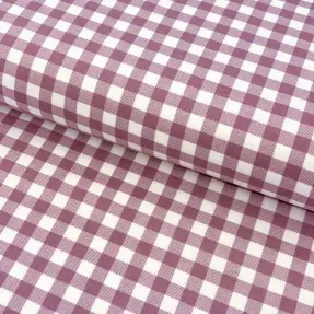 Bavlnená látka FLANNEL Check mauve