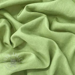 Voorgewassen linnen 170 g light green