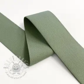 Glad elastiek 4 cm olive green