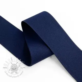 Glad elastiek 4 cm dark blue