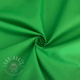 Katoenen popeline kelly green