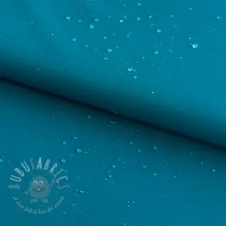 Windjasstof met waterafstotende afwerking cyan