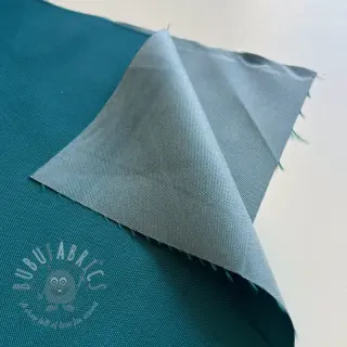 Windjasstof met waterafstotende afwerking cyan