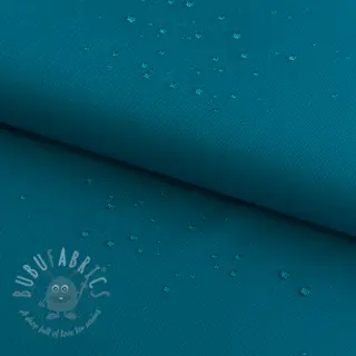 Windjasstof met waterafstotende afwerking dark cyan