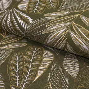 Dekoračná látka jacquard Legende kaki