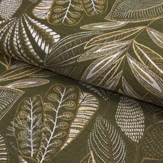 Decoratiestof jacquard Legende kaki