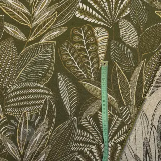 Decoratiestof jacquard Legende kaki