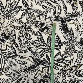 Decoratiestof jacquard Fortuna blanc