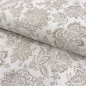 Decoratiestof jacquard Jacobean lin