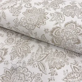 Decoratiestof jacquard Jacobean lin