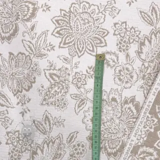 Decoratiestof jacquard Jacobean lin