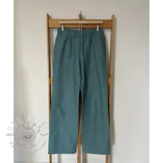Voorgewassen linnen 170 g ocean green